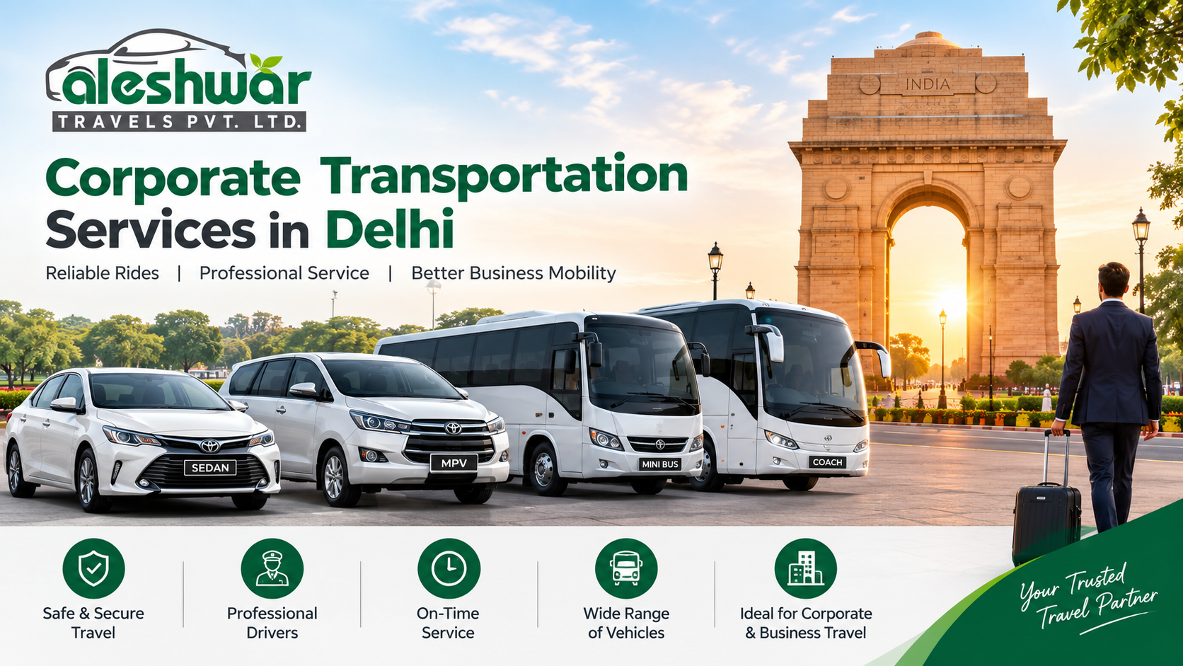 Corporate Transportation Services in Delhi